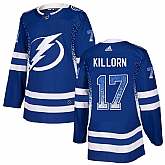 Lightning 17 Alex Killorn Blue Drift Fashion Adidas Jersey,baseball caps,new era cap wholesale,wholesale hats